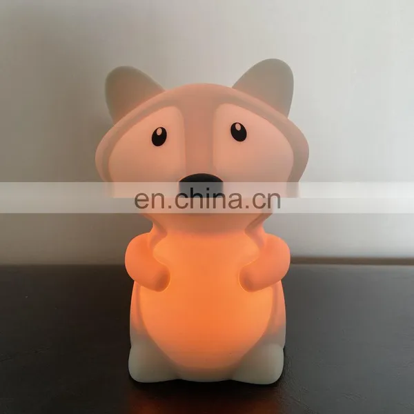 USB Rechargeable Animal Silicone Lamps LED Nursery Night Lights for Kids photo-2