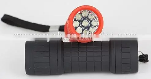 9LED Plastic Led Flashlight photo-3