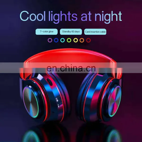 2020 Best Sell Wireless Cancelling Headband Cheaper Sports Stereo Headset Foldable Deep Bass Earphones Headphone photo-4