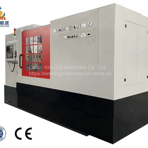 China YKL31160E cnc2 gear hobbing machine with siemens system 828d