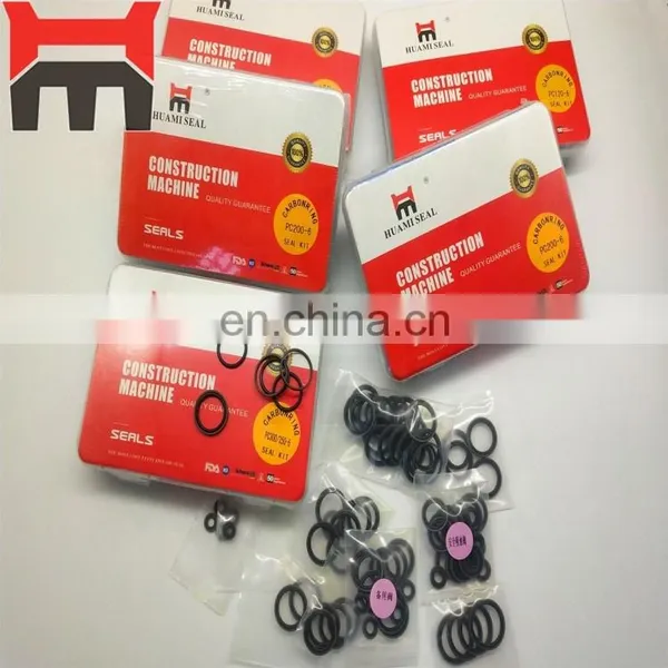 PC200-7 PC200-8 Excavator Control Valve Carbon Ring Seal Kit 708-2L-24680 photo-4