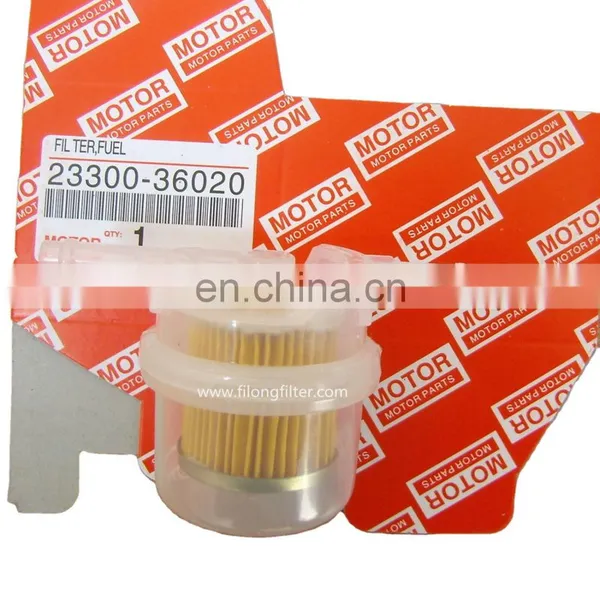 FILONG Manufacturer High Quality Transparent FOR TOYOTA CARS Fuel Filter 23300-36020 2330036020