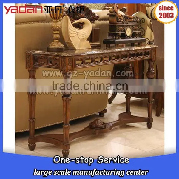 hobby lobby console table, wooden marble top console table behind the sofa                        
                                                Quality Choice