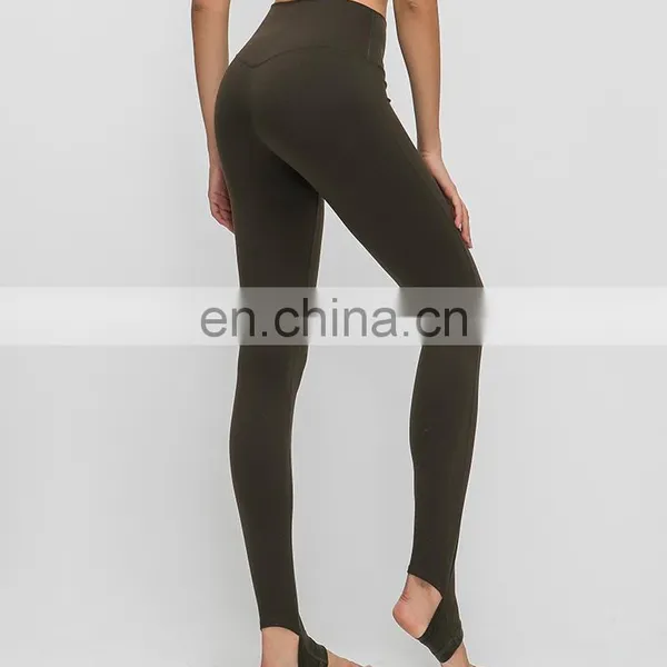 Most Hot Selling Good Quality Women Workout Yoga Dance Wear Camel Toe Extra Long Pants Leggings photo-5