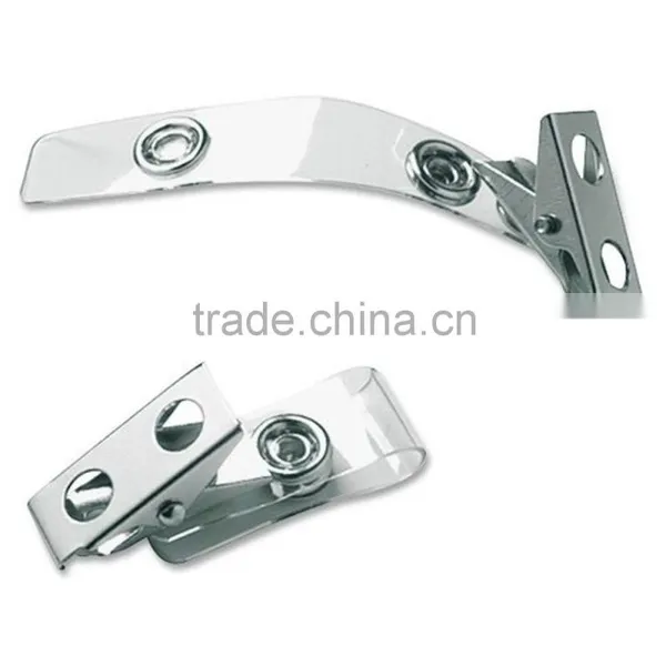 Metal id Badge Holder Clip/small Metal id Card Holder Clip Made in Chian photo-5