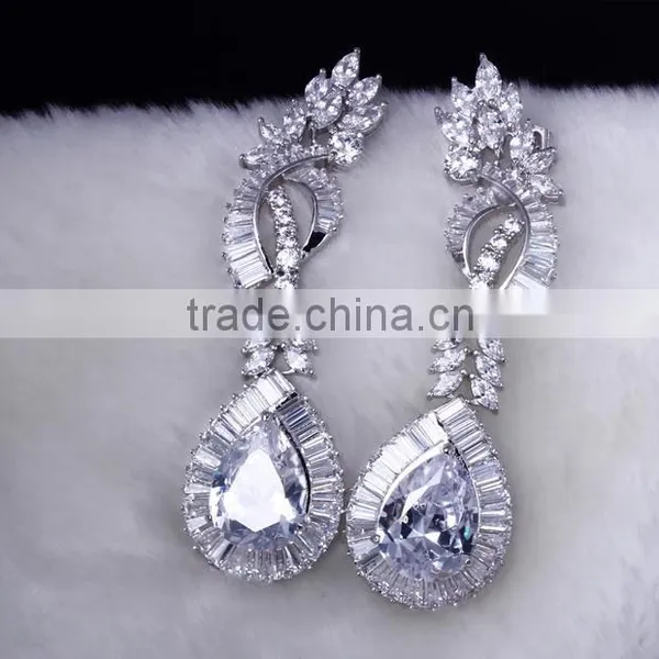 New Luxury Statement Design Cubic Zirconia African Style Big Fashion Jewelry Set photo-5