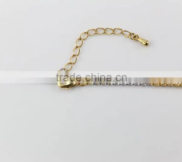 2015 Summer Popular Gold and Rhodium Plated Thin Chain Jewelry photo-4