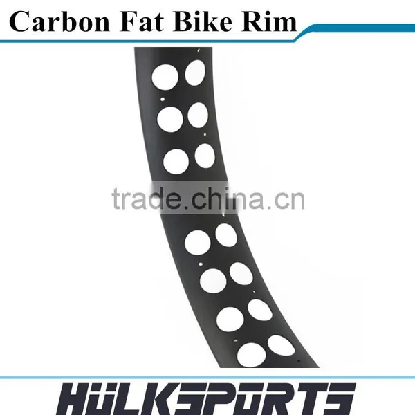 Carbon Fat Bike Wheels 26er Carbon Fiber Fat Bike Wheel Toray T700 Fat Bike Rims Hookless photo-3