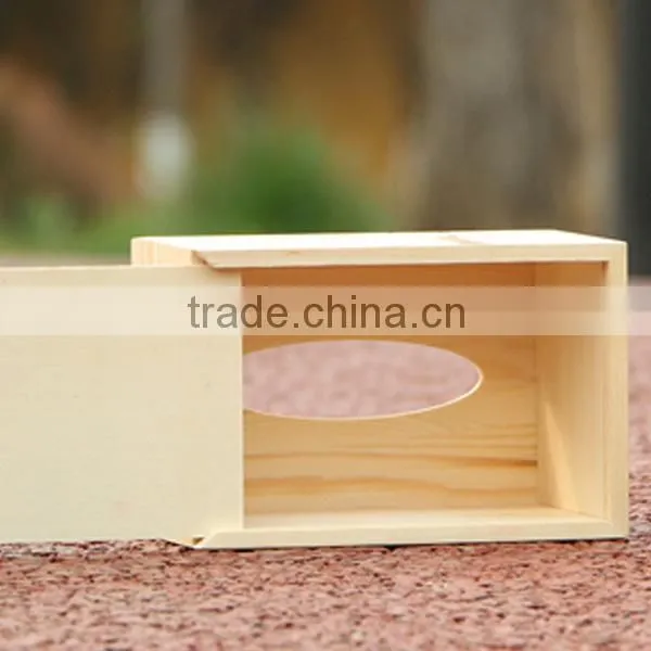 Wholesale Decoration Natural Wood Storage Tissue Box photo-5