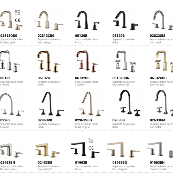 Avoids the waste of hot water       precise temperature control       versatile use Three holes Series