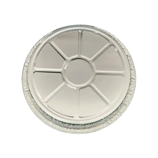 Round 2000ml Disposable Aluminum Foil Container 290x42mm for Baking Roasting and Serving photo-4
