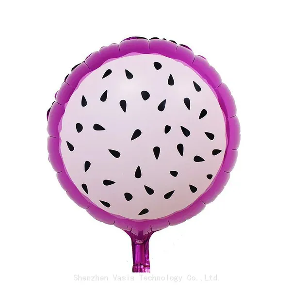 Wholesale 18-inch Fruit-shaped Aluminum Foil Balloons Watermelon Strawberry Orange for Birthday Summer Party Decor photo-5