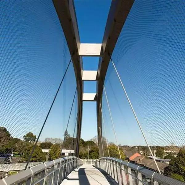 High Tensile Fall Protection Net Anti-Drop Net for Bridge Side photo-5