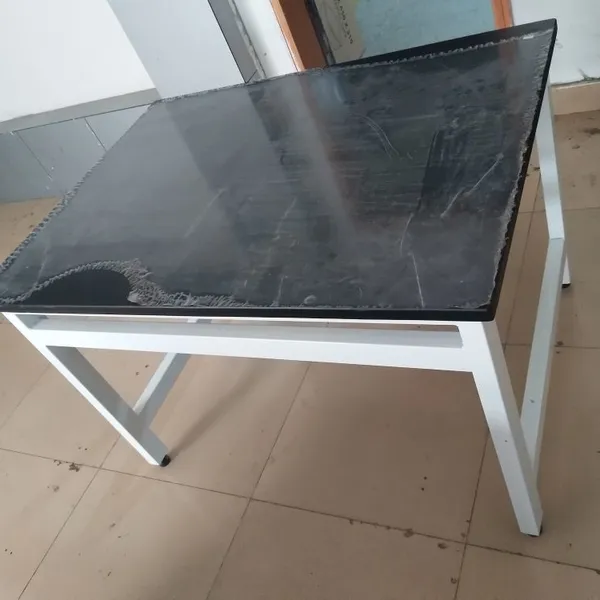 Steel Laboratory Bench Steel Frame Table photo-2