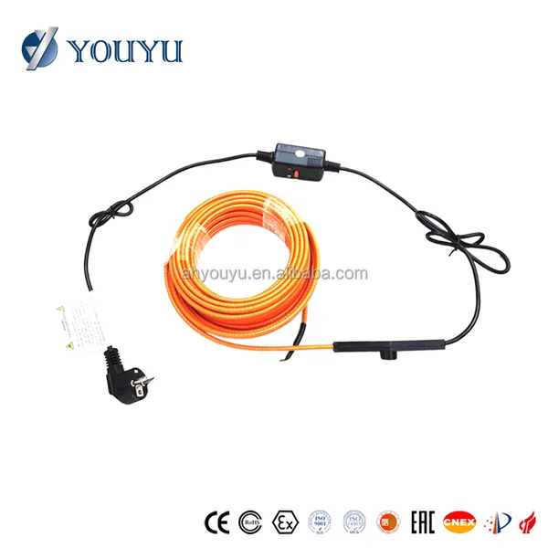 Insulated Self-Regulating Effect Heating Cable Snow Melting Cable Constant Wattage for Pipe Heating in Russian Climates photo-4