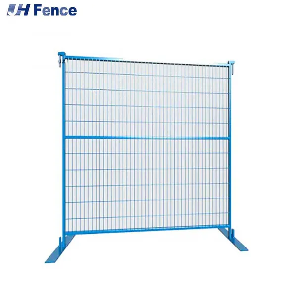 Customized Galvanized Outdoor Portable Metal 6 Feet * 10 Feet Canada Style Base Construction Site Temporary Fence Panel photo-2
