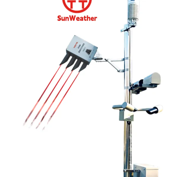 TRM-ZS7 Road Traffic Automatic Weather Monitoring System RS485 Automatic Weather Stations 10 in 1 Visibility Road Surface Conditions Rainfall photo-2