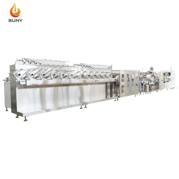 Jumbo Rolls 12 Lanes Wet Wipes Machine