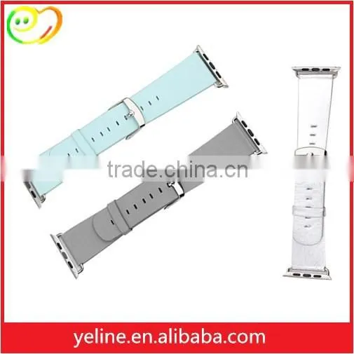 Customized Logo Leather Watch Strap for Apple Watch photo-3