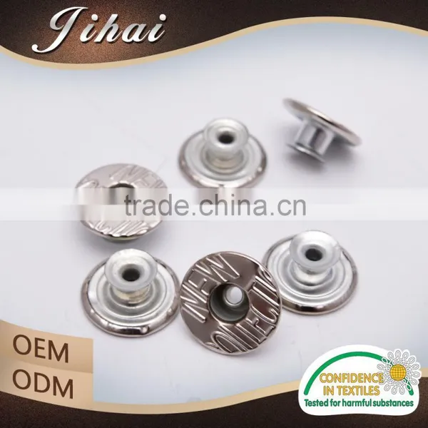 Fashion Accessory Tack Removable Metal Buttons Jeans photo-4