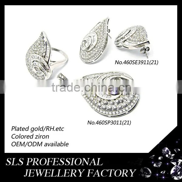 925 Silver Jewellery Ladies Earring/rings/pendants Artificial Kundan Bridal Jewellery Sets