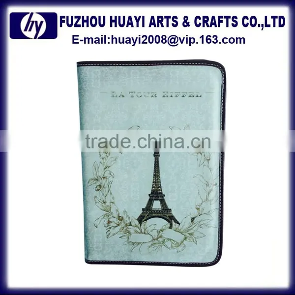 Pu cover b5 size custom leather note book school
