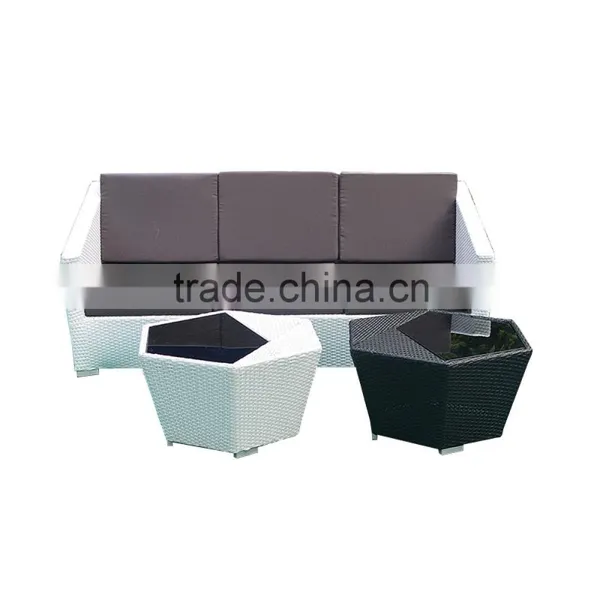 Furniture Slipcovers For Rattan Furniture Creative Geometry Modern White Rattan Outdoor Furniture Quality Choice photo-4