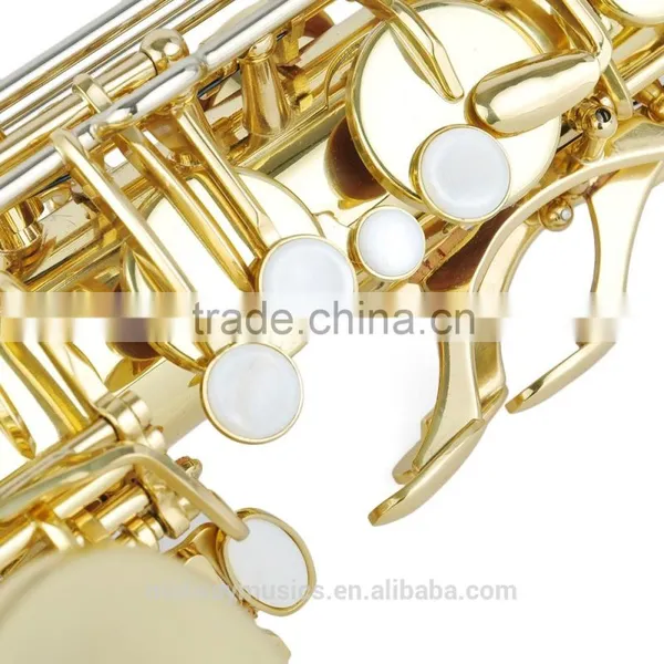 Electrophoresis Gold Lacquer Tenor Saxophone AT85G From China photo-2