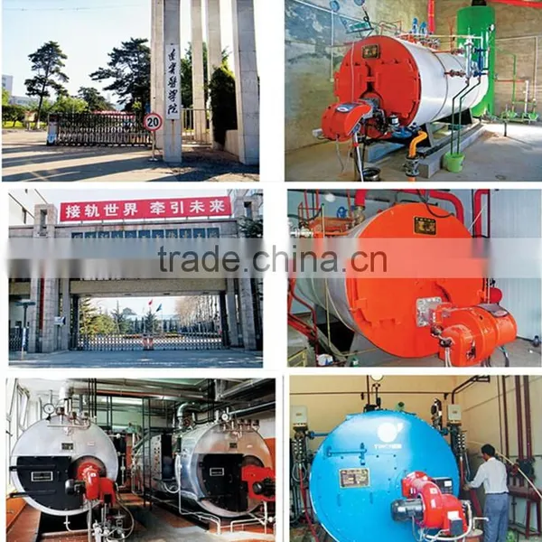3 Pass Wet Back Structure Horizontal Style Wns 500kg High Quality Steam Boiler With Water Level photo-5