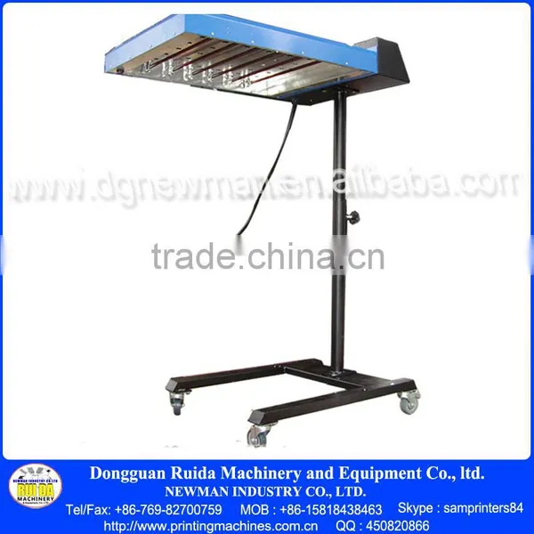 Floor Type Manual 6 Color Screen Printer Multicolor T-shirt Press Screen Printing Machine With Some Printingsupplies photo-3