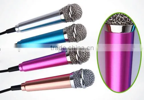 Handheld Wired Condenser Microphone for Mobile Phone and Tablet PC