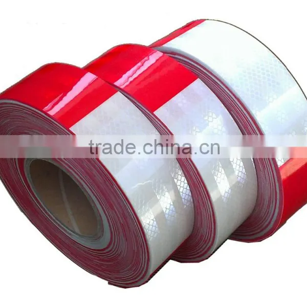 Red White Reflective Rolls Signing/truck Reflective Tape Supplier's Choice photo-3