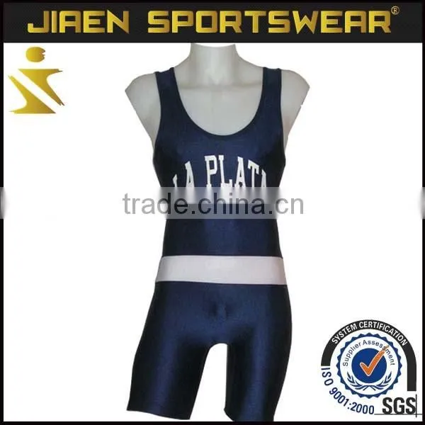 Factory OEM Cheap Custom Wrestling Singlets 100% Polyester Sublimated Wrestling Singlets