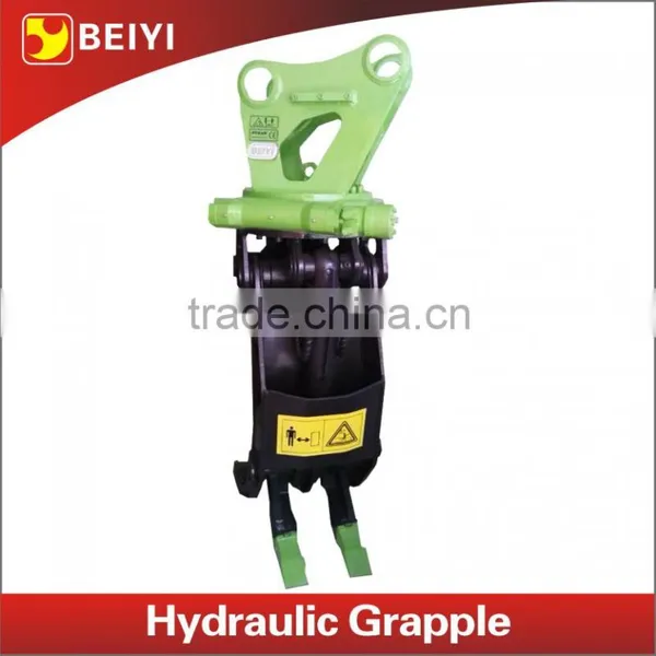 BEIYI Hydraulic Rotary Log Grapple, Log Grapple for Excavator Spare Parts Supplier's Choice photo-4