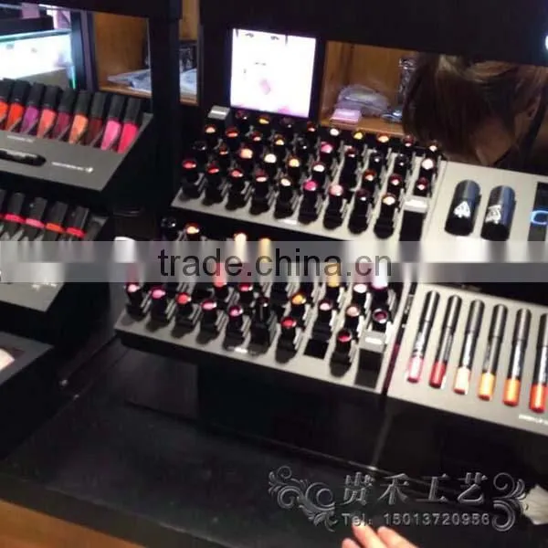 3ce Display Cosmetic Display Counter, Beautiful Acrylic Cosmetic Display for Eye Shadow photo-5