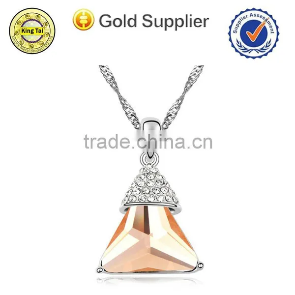 High Quality Jewelry Rhinestone Silver Necklace photo-2