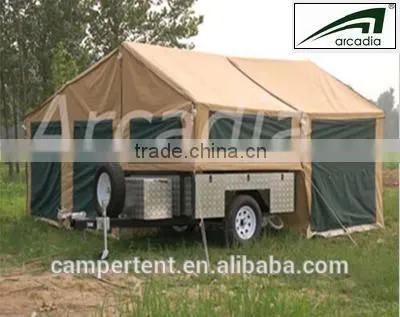 Heavy Duty Camper Trailer With Tent photo-2