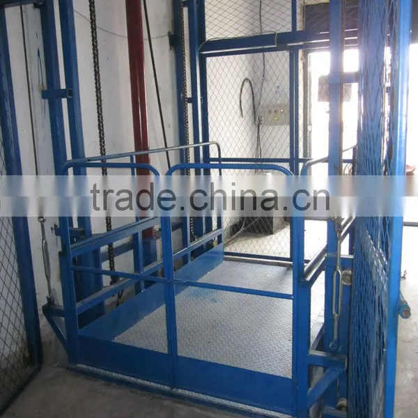 Vertical Hydraulic Rail Cargo Lift / Cargo Elevator Lift for Warehouse photo-6