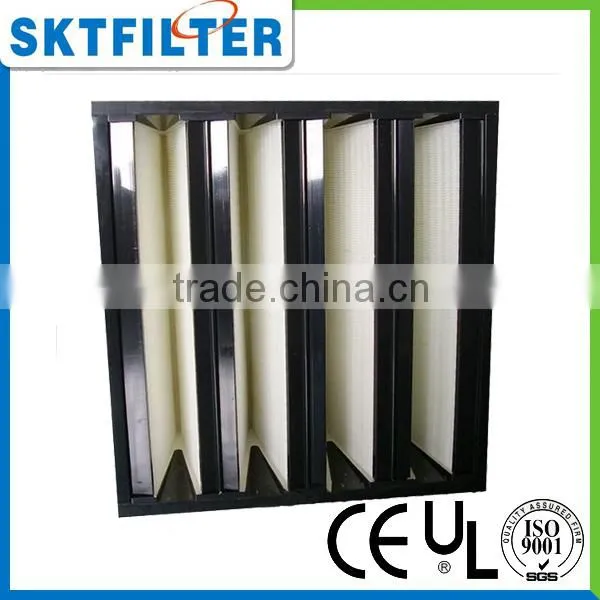 ABS Plastic Frame Air Hepa V Bank Filter photo-4