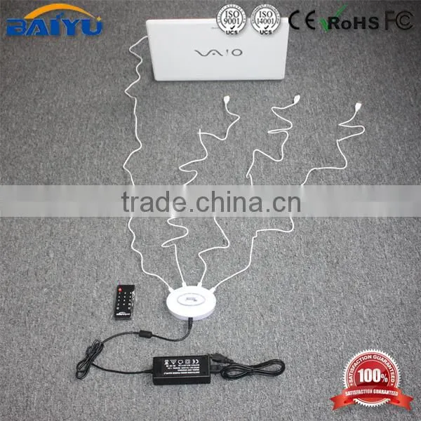 Hot-Multichannel 4 Ports Alarm Display Holder. With Alarm Function. Can be Used for 4 Pcs Laptop. (bluetooth Remote Control)