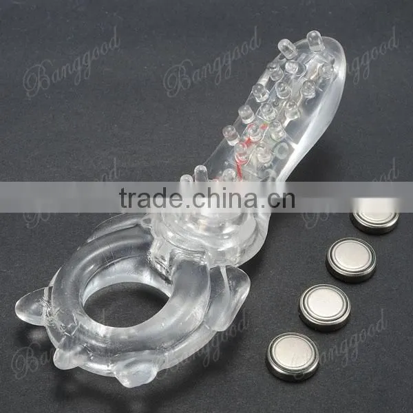 Vibrating Cock Ring for Delay Ejeculation photo-6