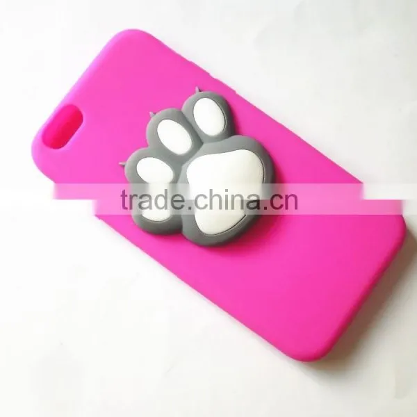Durable Silk Print Silicone Mobilephone Case