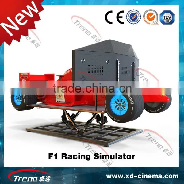 2015 Cheap Price Dynamic 3D 4D 5D 7d 9D 12D Car Driving Simulator With 3 Screens photo-2