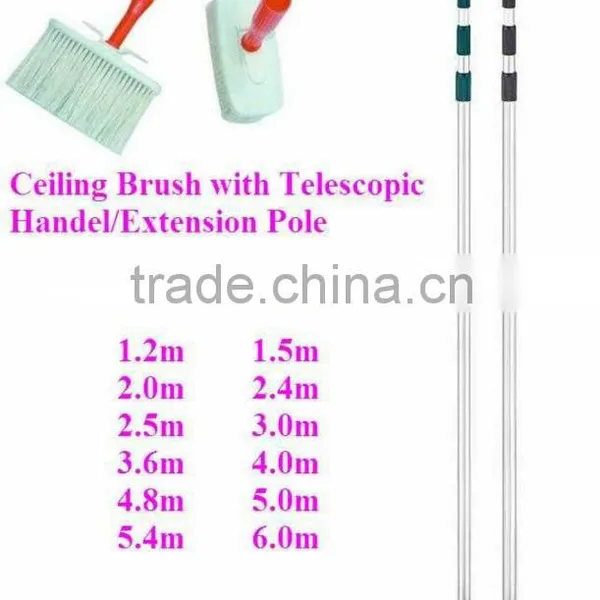 Ceiling Brush With Telescopic Handle/extension Pole