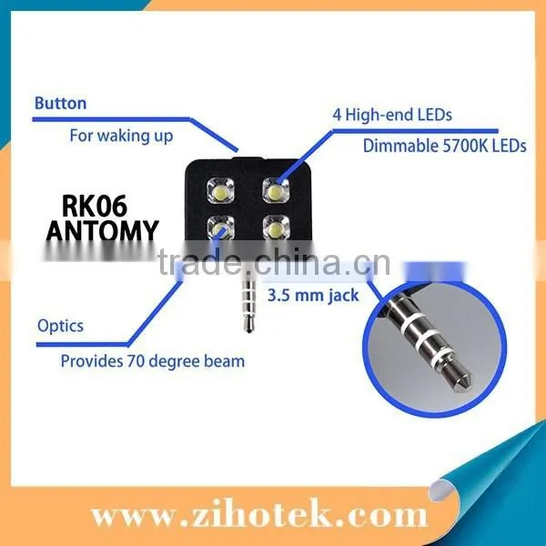 For Iphone 6 Samung IBLAZR Flashing Mini Led Video Light Enhan Mini Portable Led Flash Light , Selfie Flash Led photo-3