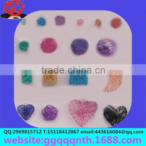 Christmas Ornaments Lighting Accessories Color Electrophoretic Paint Metal Handmade Woven Iron Wire Hanging Moon Butterfly