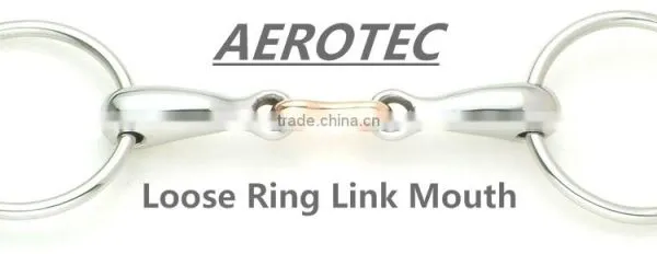 Horse Accessories Loose Ring Link Mouth Horse Bits