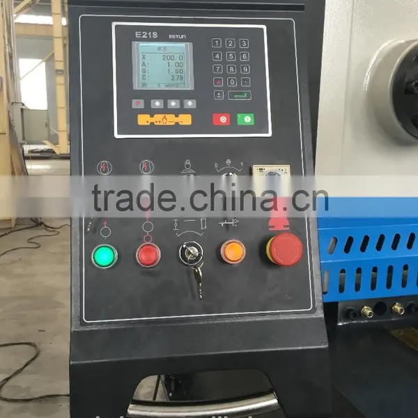 QC11Y/K-10/6000 Hydraulic Guillotine Shearing Machine,CNC Guillotine Shear, Cnc Guillotine Cutting Machine photo-6