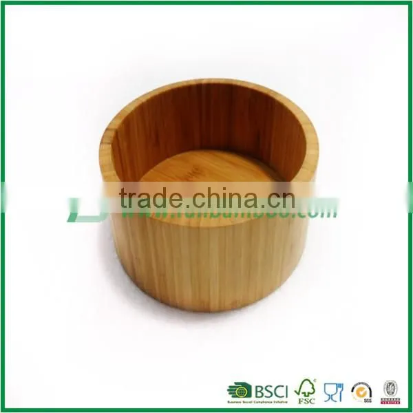 Kitchen Supplies Bamboo Products Salad Bowl Large Bamboo Bowl Bamboo Fork Spoon Bamboo Salad Bowl Set Salad Bowl photo-2