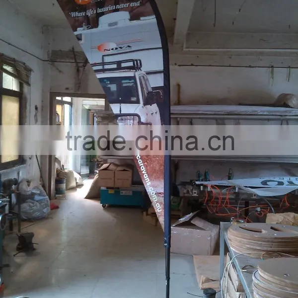 Light and Handy Advertising Wind Flags With Personal Printing photo-2